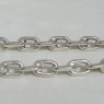 (ch1380)Silver chain Forcet type.